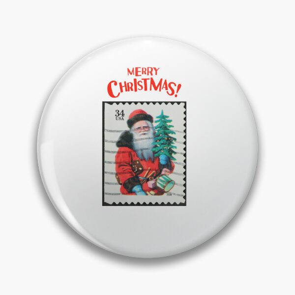 Item preview, Vintage Santa Stamp designed and sold by speakupandshine.