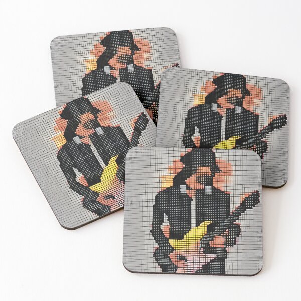 Item preview, Cool Guitar Player Pixel Style designed and sold by Brushless.
