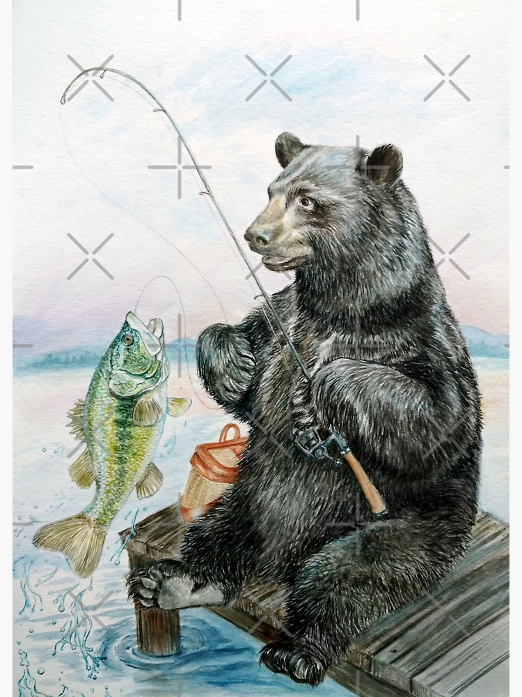 Fishing Makes Me Happy  Poster for Sale by badretop