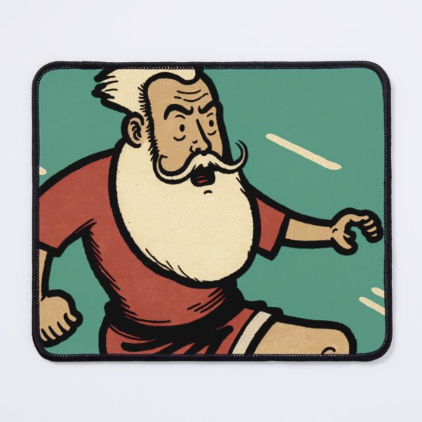 Item preview, Santa Claus Playing Soccer designed and sold by JigglePeek.