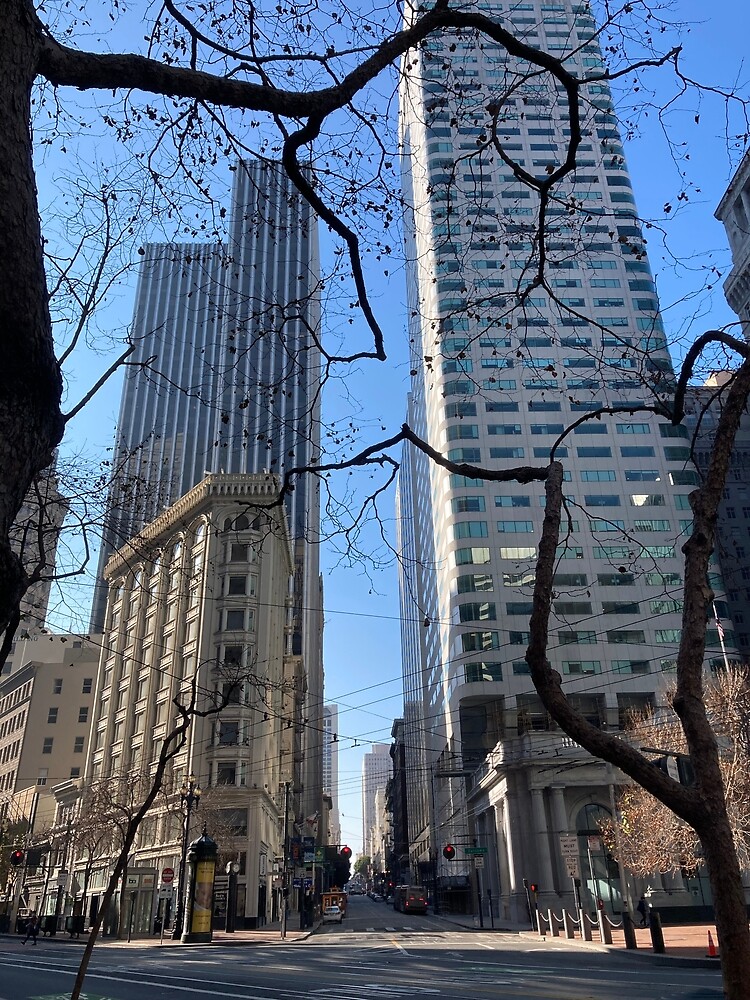 "Downtown SF" Poster for Sale by Tanyateo Redbubble