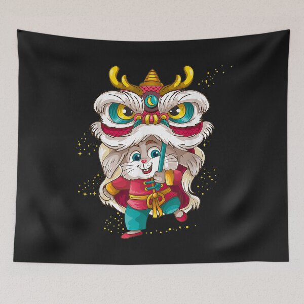 Item preview, Chinese Zodiac Year of the Rabbit Chinese New Year 2023 Cute T-Shirt designed and sold by Bobby-Bancel.