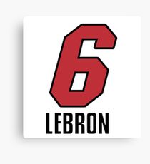 LeBron Canvas Print