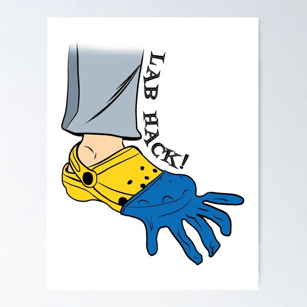 Item preview, LAB HACK! Croc designed and sold by Hydroxyl Design.