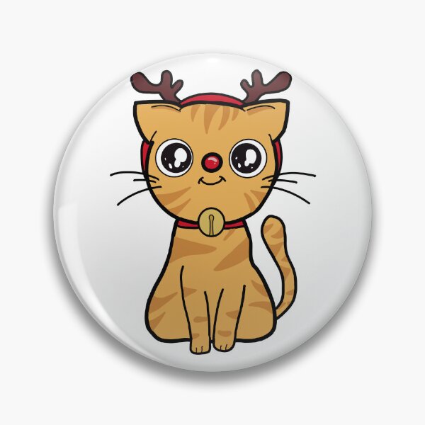 Item preview, Cute cat in a christmas costume designed and sold by DolphinsDoodle.