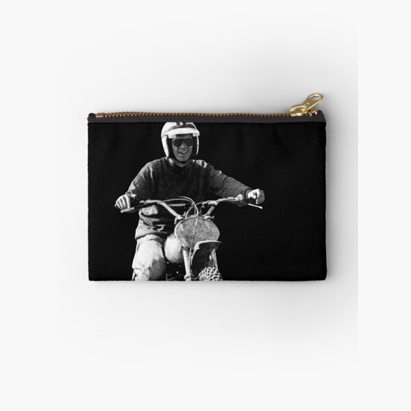 Item preview, Steve McQueen on classic Husky - on Black designed and sold by boltjesdesign.