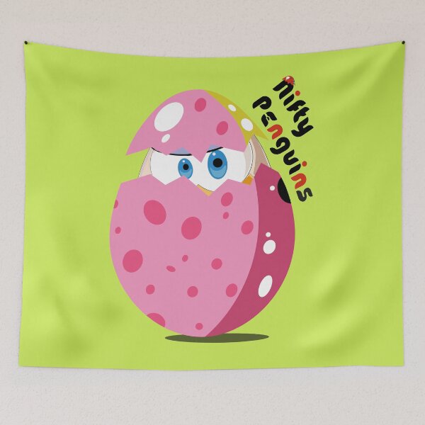 Item preview, Cute Penguins in Colorful Eggshells - Collection N. 24 designed and sold by NiftyPenguins.