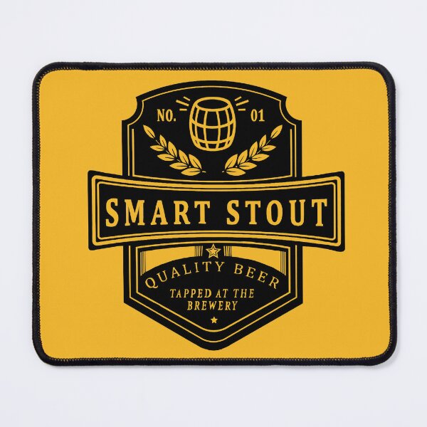 Item preview, Deep Rock Galactic Smart Stout Logo Graphic Fan Art designed and sold by WhatWhatDesigns.