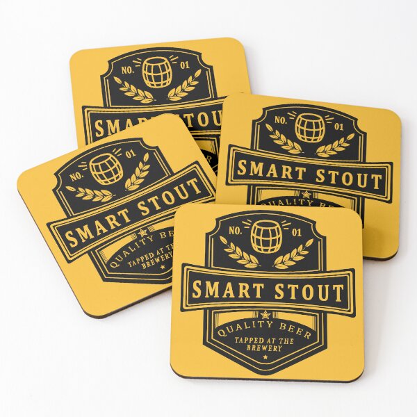 Item preview, Deep Rock Galactic Smart Stout Logo Graphic Fan Art designed and sold by WhatWhatDesigns.