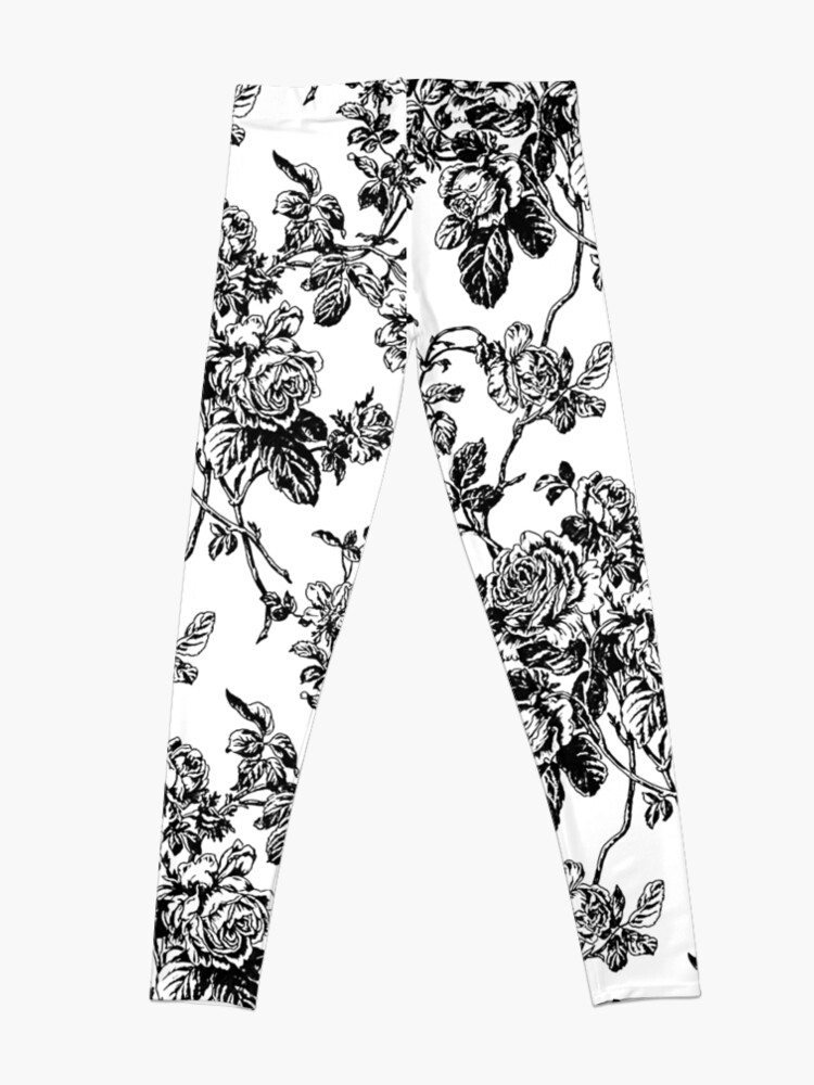 Alternate view of Toile, Black Roses Leggings