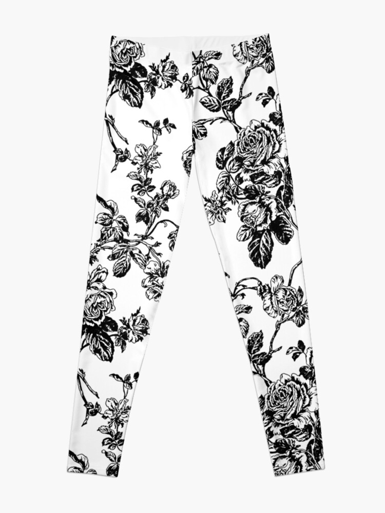 Alternate view of Toile, Black Roses Leggings