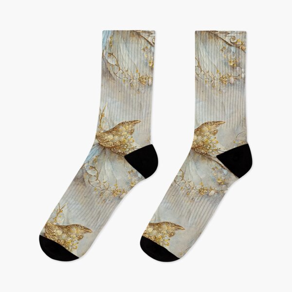 Item preview, Adorned in Gold, Feathery Dove designed and sold by BellasArtStudio.