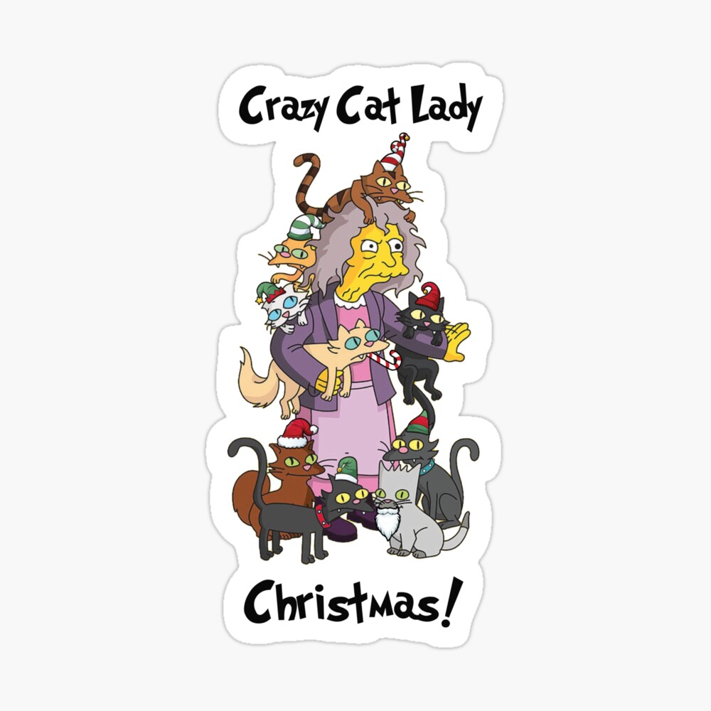 Crazy cat cheap lady christmas