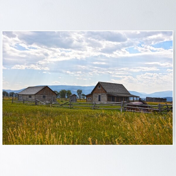 Item preview, Mormon Row Farm Buildings, Grand Teton National Park designed and sold by Catherine Sherman.