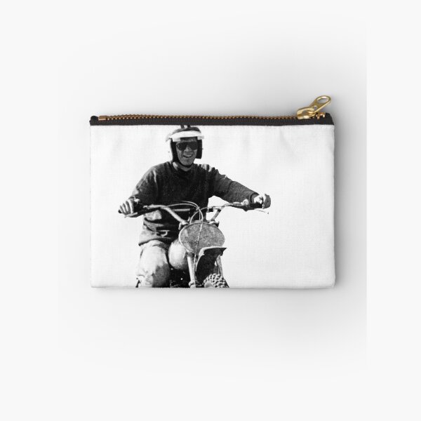 Item preview, Steve McQueen on classic Husky - on White designed and sold by boltjesdesign.