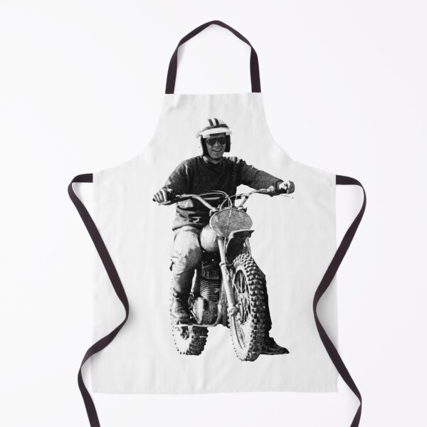Artikelvorschau, Steve McQueen auf klassischem Husky – auf Weiß entworfen und verkauft von boltjesdesign.
