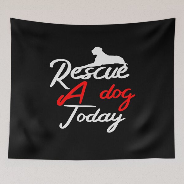 Item preview, Rescue a Dog Today designed and sold by Gold Wings Tees.