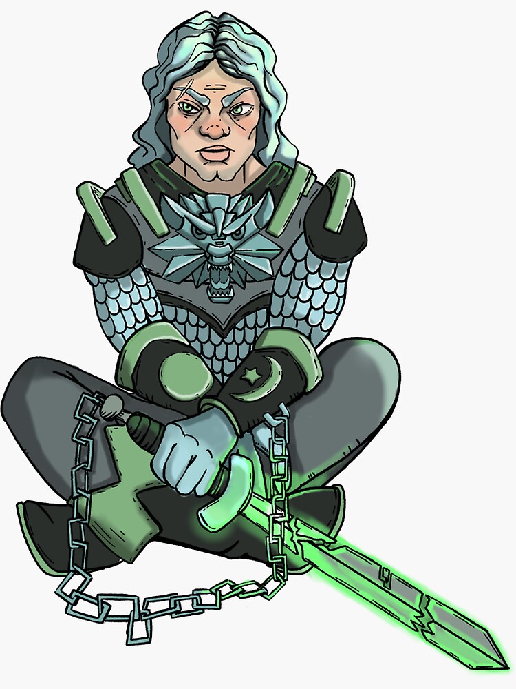 "Hexblade warlock dnd" Sticker for Sale by DatuAllen Redbubble