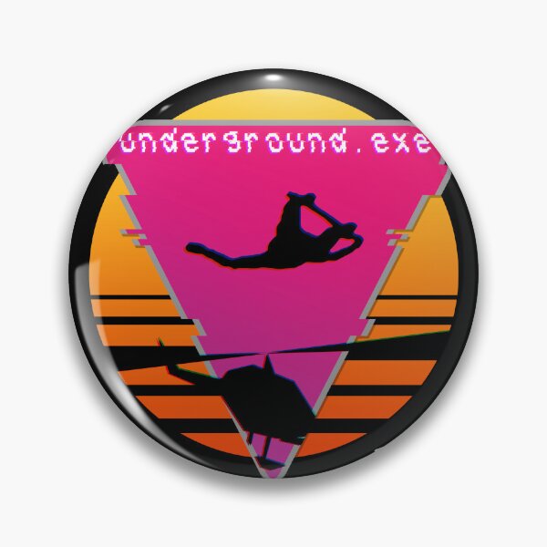Item preview, u n d e r g r o u n d . e x e  (r e d) designed and sold by Gonzo's Rad Design Shop.