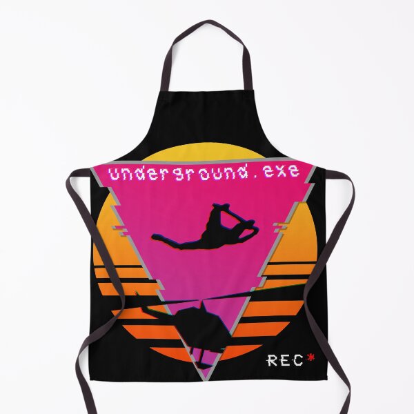 Item preview, u n d e r g r o u n d . e x e (r e d) designed and sold by Gonzo's Rad Design Shop.