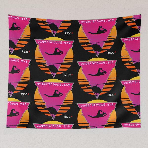 Item preview, u n d e r g r o u n d . e x e  (r e d) designed and sold by Gonzo's Rad Design Shop.