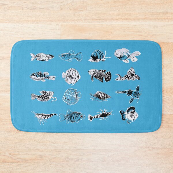 Item preview, Fishtank (Blue) designed and sold by thalateya.