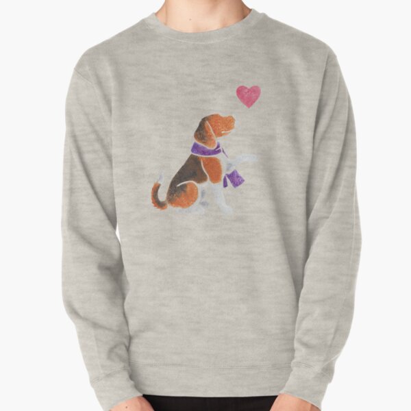 Watercolour Beagle Pullover Sweatshirt