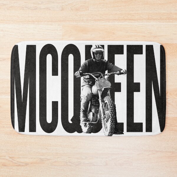 Item preview, Steve McQueen on classic Husky - on White designed and sold by boltjesdesign.