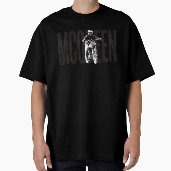 Item preview, Steve McQueen on classic Husky - on White designed and sold by boltjesdesign.