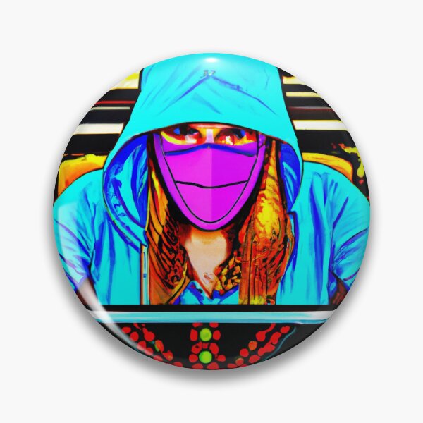Item preview, Comic Style Colorful Hacker at Home from the Hacker Series designed and sold by Artsytee Lab.