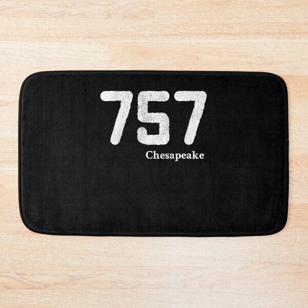 Item preview, Area Code 757 Chesapeake Virginia designed and sold by Gold Wings Tees.