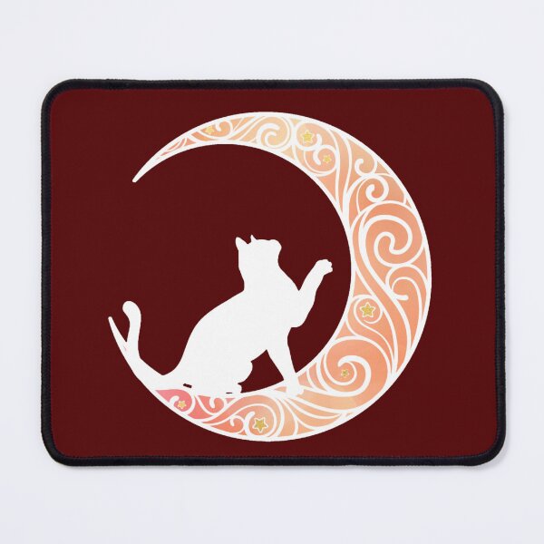 Item preview, Moon Cat - Celestial Art designed and sold by MistyMorningsOR.