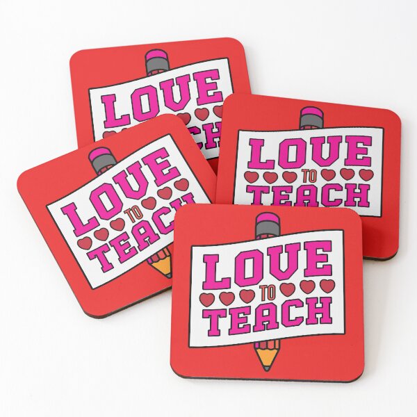 Item preview, Love to Teach - Pencil Hearts Valentine Teacher designed and sold by MarkFiveDesign.
