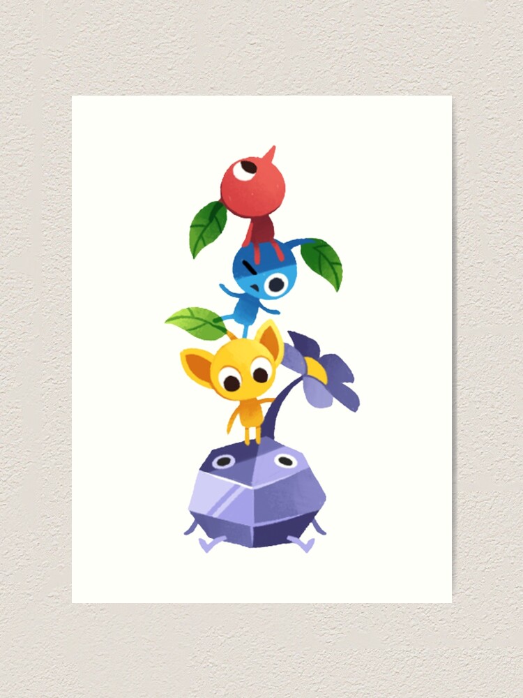 Popular Pikmin Framed Canvas Print - Fanart