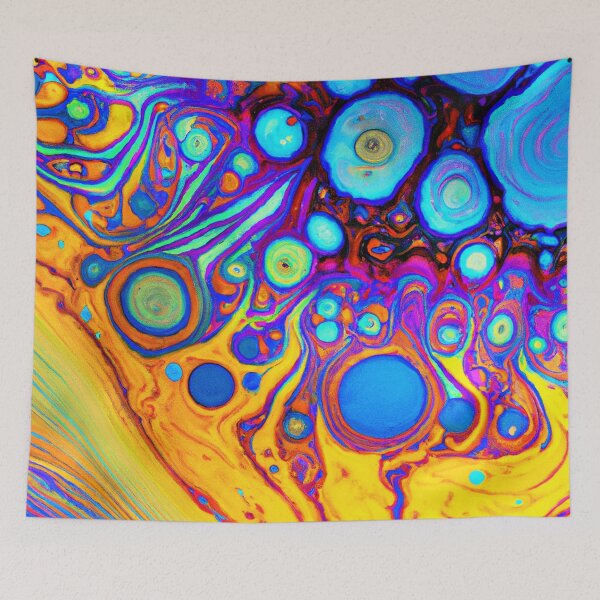 Aperçu de l'œuvre Psychedelic mixed paint pattern créée et vendue par Bakesales.