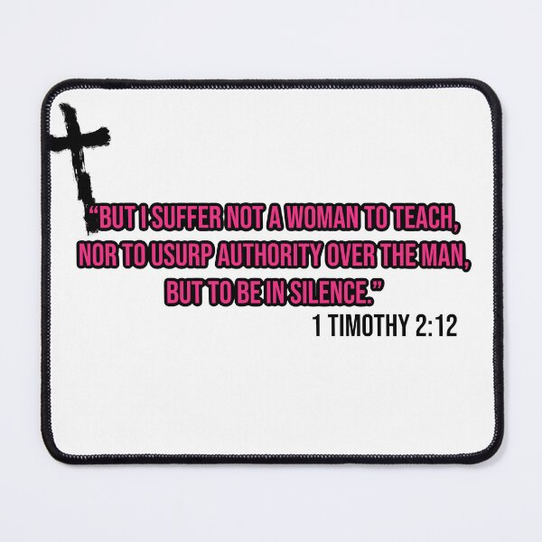 Item preview, Timothy 2:12 Bible quote for her Christian woman  designed and sold by Artisticanomaly.