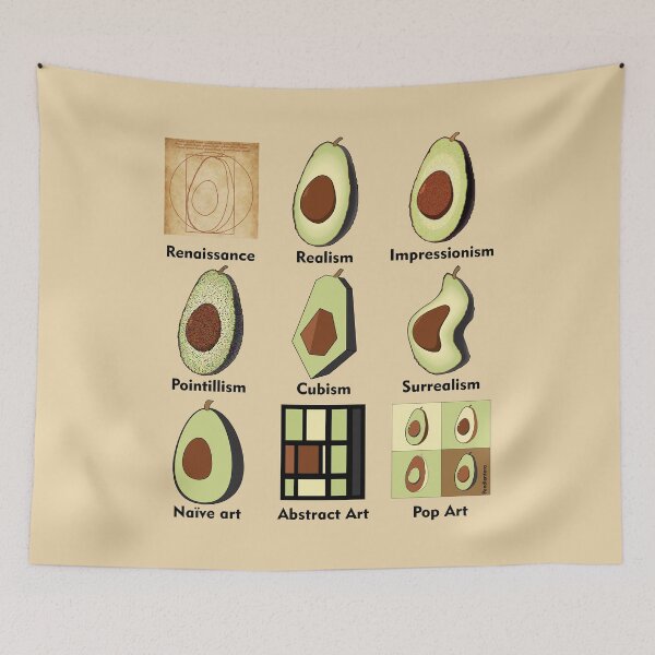 Item preview, Avocados in the History of Art designed and sold by Pendientera.