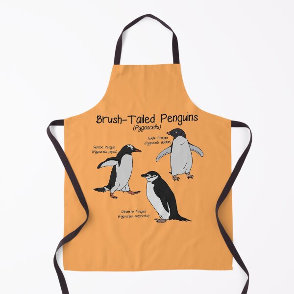Item preview, Brush-Tailed Penguins (Orange) designed and sold by GraceT26.