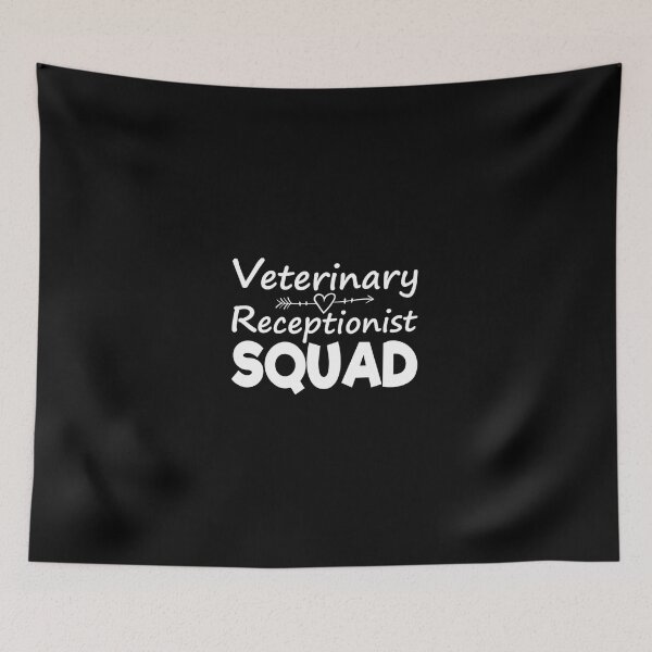 Item preview, Funny Gift for Veterinary Receptionist Squad Cute Veterinarian Quote Essential designed and sold by michaelpitzen.