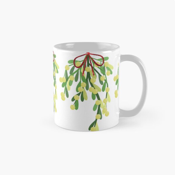 Item preview, red xmas mistletoe  designed and sold by Gossip Rag.