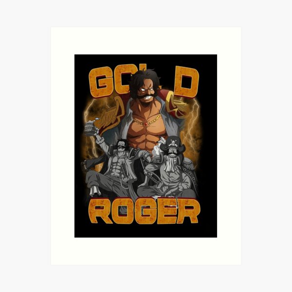 Gold D Roger 2 - one piece, an art canvas by One piece World - INPRNT