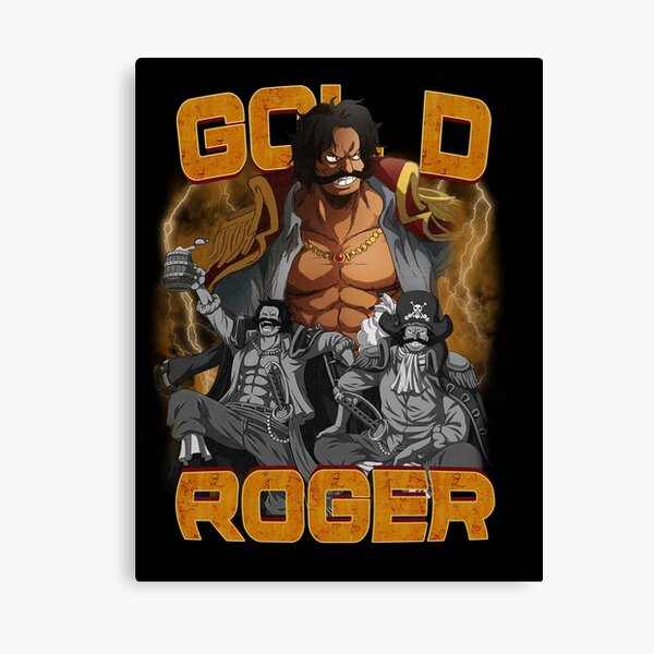 Gold D Roger 2 - one piece, an art canvas by One piece World - INPRNT