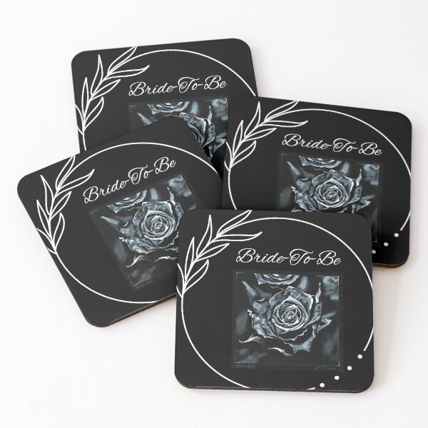 Item preview, Bride-To-Be Announcement Black Rose designed and sold by StephSquared.