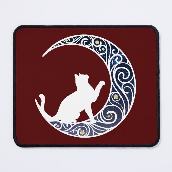 Item preview, Moon Cat - Celestial Art designed and sold by MistyMorningsOR.
