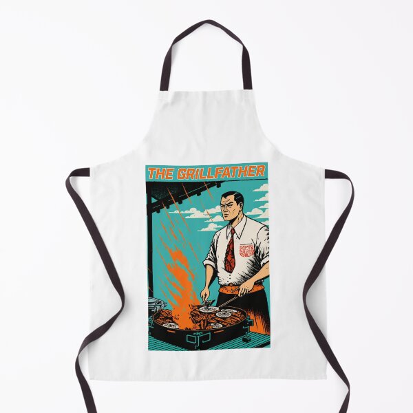 Item preview, The Grillfather Funny BBQ Grilling designed and sold by JigglePeek.