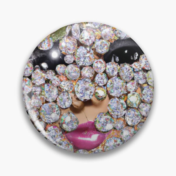 Item preview, Fine Art Headpiece Crystal Masquerade Mask Art, Fashion Photography, Altered Model Portrait. Digital Art Print, Printable Wall Art designed and sold by RadRococo.