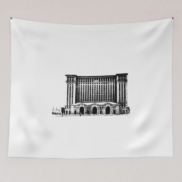 Item preview, Abandoned Train Station (Detroit), 2016 designed and sold by bnaebain.