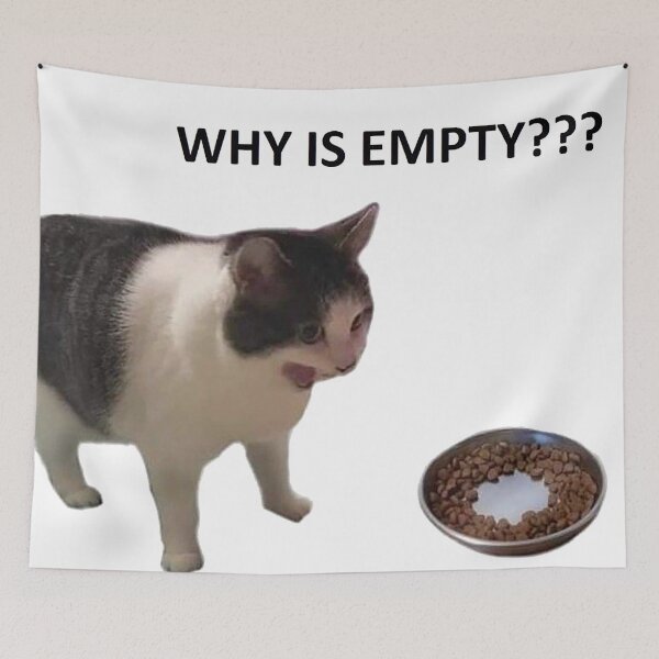 Item preview, Why is it Empty Meme designed and sold by Psyche-Lab.