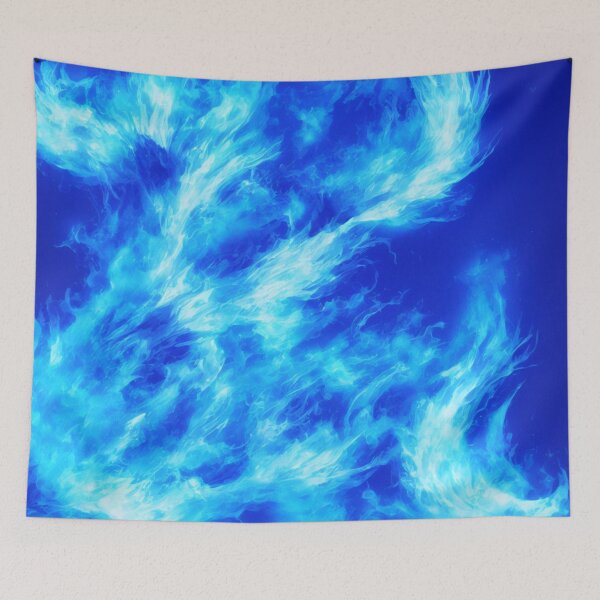 Item preview,  Body of Blue Flames Digital Art designed and sold by DesignerKin.