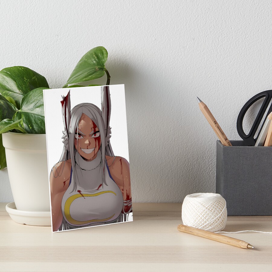 Rumi Usagiyama My Hero Academia Rabbit Hero Sexy Mirko Art Board Print For Sale By Furycow 9610